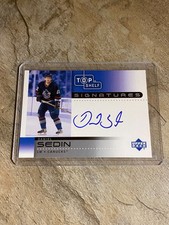 2002-03 UD Top Shelf Hockey Daniel Sedin Top Shelf Signatures #DS (Canucks)