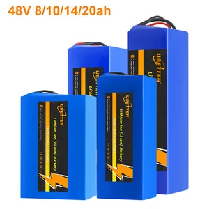 48V 8AH/10AH/14AH/20AH Ebike Lithium Battery with 2A Charger - Picture 1 of 29