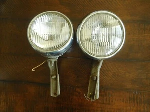 1946 1947 1948 GM Fog Lights 5" BLC Deluxe Chevrolet GMC 856-J Vintage Working - Picture 1 of 23