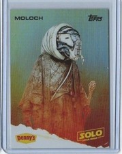 Star Wars A Story: Solo Denny’s TOPPS Card Foil Moloch 1:100 Rare.