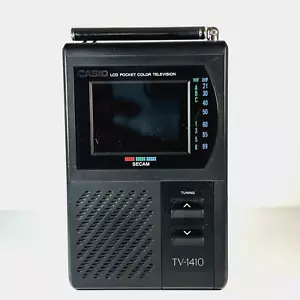 Casio TV-1410 LCD Colour Pocket Television Vintage TV - Made in Japan - Bild 1 von 5
