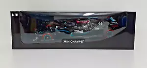MODELLINO AUTO 1:18 MINICHAMPS F1 MERCEDES LEWIS HAMILTON WINNER GP MUGELLO 2020 - Foto 1 di 9