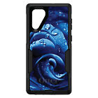 OtterBox Commuter for Galaxy Note(Choose Model)Blue Dew Covered Rose