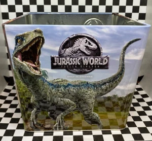 *EXCLUSIVE* AMC Theatres Jurassic World Fallen Kingdom Collector Popcorn Tin - Picture 1 of 6