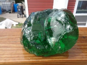 Escoria de roca de vidrio bastante transparente verde lima 6,10 libras MM46 rocas paisaje acuario - Imagen 1 de 2