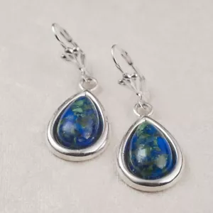 Sterling silver 925 earrings set Eilat stone Israel ! vintage fashion jewelry - Picture 1 of 1