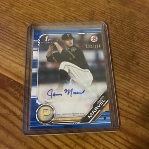 2019 Bowman - James Marvel /150 1st Bowman Baseball Pittsburgh Pirates - Bild 1 von 1