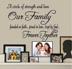 Calcomanía de pared o ventana A Circle of Strength and Love ~ - Imagen 1 de 2