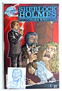 Blue Water Comics: Sherlock Holmes Victorian Knights #1 2011 First Printing - Picture 1 of 11