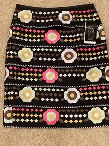 Falda lápiz ETCETERA Carlisle negra bordada en capas - talla 0 - nueva con etiquetas - Imagen 1 de 3