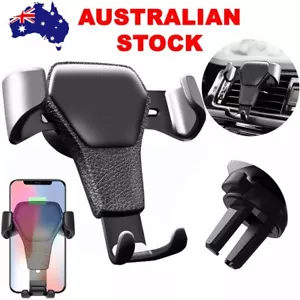 Universal Gravity Car Mount - Air Vent Sturdy Cell Phone Stand Cradle for Mobile - Picture 1 of 17