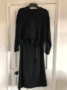 SHIRIN GUILD 2-Piece Set in black, 100% wool crepe - Picture 1 of 8