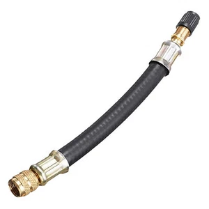 Flexible Air Tyre Valve Extension Adaptor Motorcycle Auto Car Tire Stem Extender - Picture 1 of 14