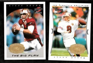 (2) STEVE YOUNG 1997 punteggio RISERVA lotto #10, 315 SF 49ers BYU Cougars NUOVO DI ZECCA - Foto 1 di 2