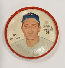 1962 SALADA-JUNKET COINS--#88 JIMMY PIERSALL--SENATORS