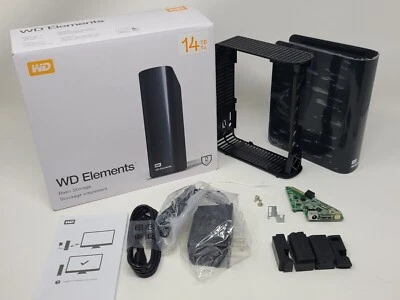 LOTE de 8 WD Elements Caja de Disco Duro Externo 14 TB USB 3.0 SATA (SIN DISCOS DUROS)  Foto 1 de 2