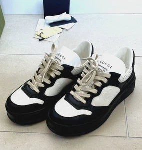 GUCCI sneakers Gr.37 FULLSET Neuwertig Schwarz/Weiß - Bild 1 von 15