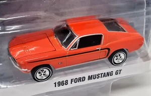 Greenlight 1/64 Ford Mustang GT 1968 orange Diecast Scale Modellauto - Bild 1 von 4