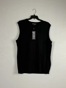 HART SCHAFFNER MARX Size XLT Men’s Merino Wool V-Neck Vest NWT - Picture 1 of 8
