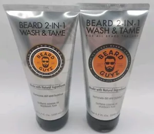 Beard Guyz BART 2 IN 1 WASCHEN & ZÄHMEN, 6,7oz. MENGE ZWEI (2). VERSIEGELT NEU - Bild 1 von 3