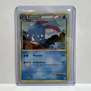 Pokemon Card - Azumarill HeartGold SoulSilver 2/123 Holo Rare - Picture 1 of 2