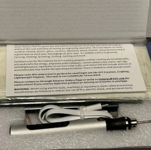 Cordless Electric Engraving Tool Kit - New - Picture 1 of 11