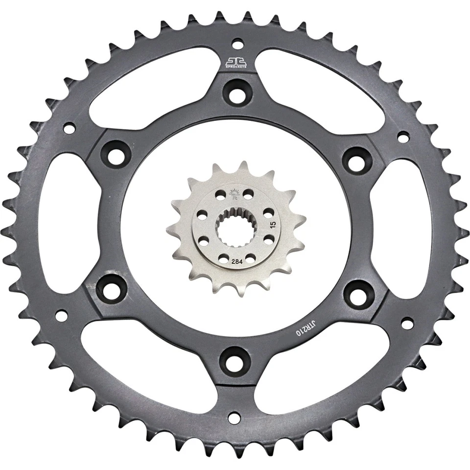 Kit de piñón delantero y trasero ligero de acero JT 15/45 para Honda CRF450R CRF450RX Foto 1 de 1