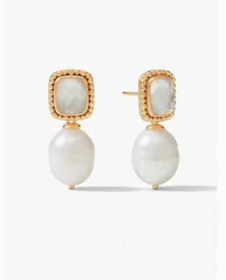 Pendientes para mujer Julie Vos Marbella perlas chapados en oro Foto 1 de 2