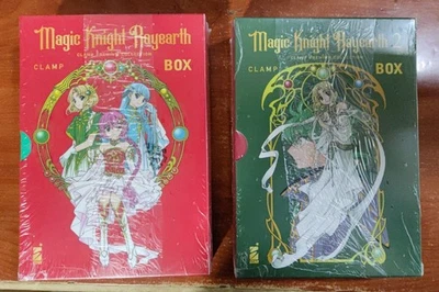 MAGIC KNIGHT RAYEARTH box 1 e 2 [di 2] 6 volumi star comics manga completa CLAMP - Immagine 1 di 3