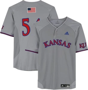 Kansas Jayhawks Team-Issued #54 Gray Jersey from the Baseball Program Size 40 - Picture 1 of 3