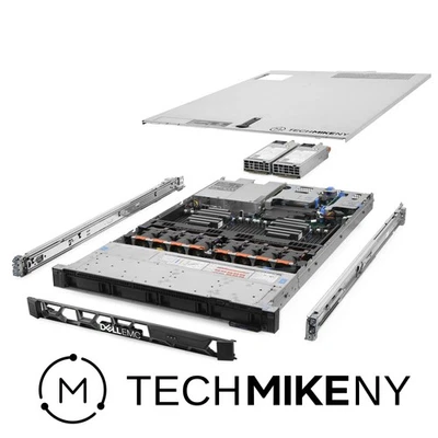 Dell PowerEdge R640 Server 2x Silver 4112 2.60Ghz 8-Core 128GB RAM 4x 4TB SAS - Image 1 of 4