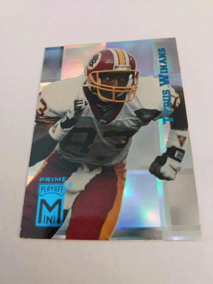 1995 Playoff Prime Minis #159 Tydus Winans Washington Redskins Fresno State - Image 1 of 1