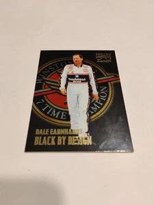 NASCAR-DALE EARNHARDT 1996 PINNACLE ZENITH BLACK BY DESIGN #65 - Picture 1 of 2