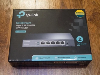 TP-Link TL-R600VPN SafeStream Gigabit Mult-WAN VPN Router - NEW [Open Box] - Image 1 of 4
