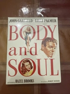 Body and Soul (Blu-ray, 1947) John Garfield, Lilli Palmer {BRAND NEW SEALED} - Foto 1 di 2