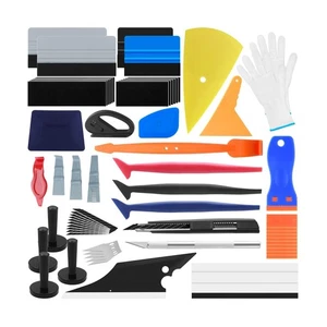 Veicolo Vinile Wrap Applicatore Tool Kit Auto Wrap Squeegee Kit Automotive Windo... - Foto 1 di 9