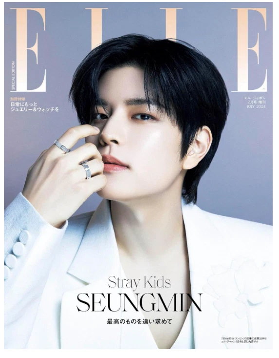 ELLE JAPON Jul 2024 [ Stray Kids Seungmin Special ] Japanese Monthly Magazine - Image 1 of 1