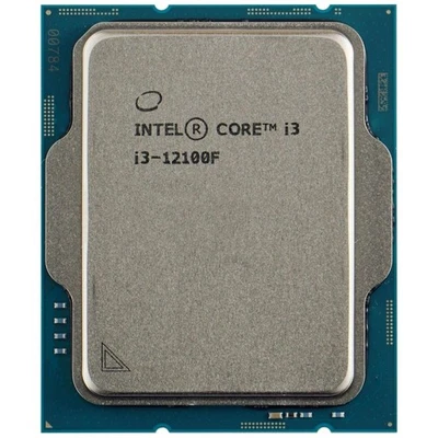 CPU Processor Intel Core i3 12100 LGA 1700 LGA1700 Bulk Tray Desktop Computer - Image 1 of 2