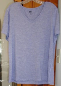 Camiseta Athletic Works Active Lila Suelta Elástica Manga Corta Poliéster XXL 20 - Imagen 1 de 2