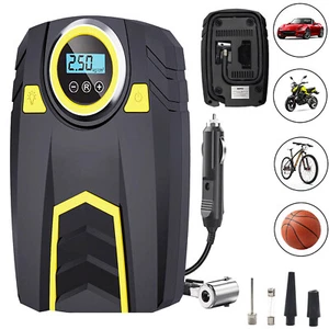 Bomba de aire eléctrica digital 150 PSI 12 V inflador de neumáticos de automóvil compresor de aire portátil - Imagen 1 de 13