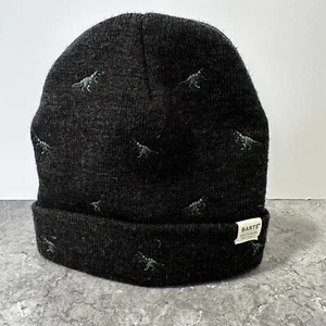 Barts Amsterdam Kids Children Soft Stretchy Rib Knit Dinosaur Beanie Hat Size 53 - Picture 1 of 3