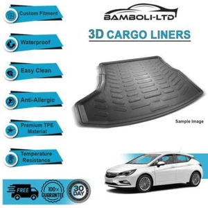 3D CARGO LINER BOOT LINER REAR TRUNK MAT FOR Opel Astra K HB 2015-UP - Picture 1 of 4