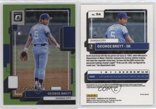 2022 Panini Donruss Optic Lime Green Prizm George Brett #114 HOF