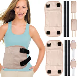 2Pcs Waist Oil Pack Set Washable Reusable Leg Essential Oil Wrap Leak-Proof࿐ - Picture 1 of 15