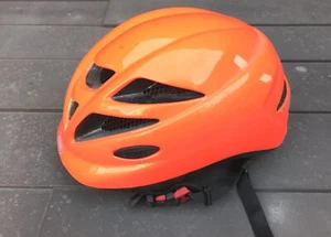 Abus HS-18.1 Hubble 1.1 NEON ORANGE S-M 52-57cm Kinderhelm mit LED Rücklicht - Bild 1 von 5