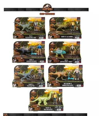 Jurassic World Camp Cretácico Brooklynn Sammy Yaz Darius Alan Grant Ian Owen Nuevo con etiquetas Foto 1 de 4