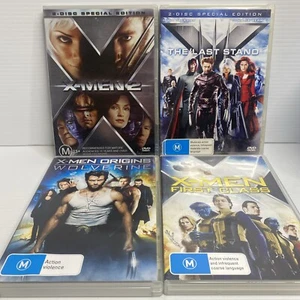 X-Men DVDS x 4 - The Last Stand + X_Men 2 + X-Men Origins + X-Men First Class - Picture 1 of 22
