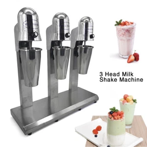 Commercial Electric Milk Shake Machine Blenders Tea Drink Mix Milkshake Mixer US - Picture 1 of 12