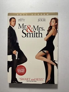 Mr. and Mrs. Smith (DVD, 2005, Full Screen) Tested - Picture 1 of 5