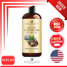 Premium Organic Castor Oil - 100% Pure and Hexane-Free Cold-Pressed Beauty......